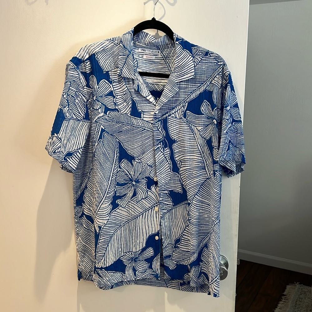 Zara regular fit Button down shirt